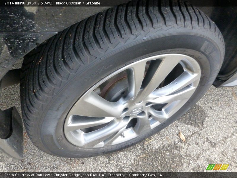 Black Obsidian / Graphite 2014 Infiniti QX60 3.5 AWD