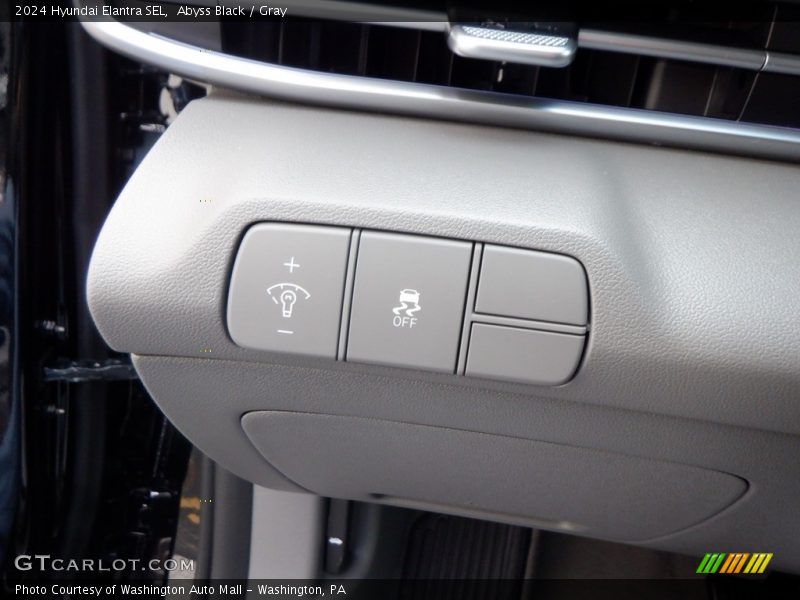 Controls of 2024 Elantra SEL