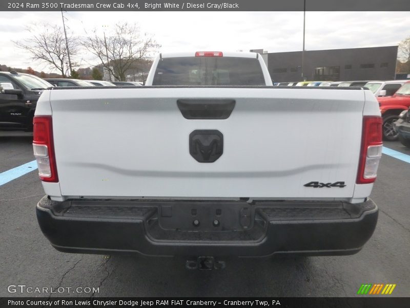 Bright White / Diesel Gray/Black 2024 Ram 3500 Tradesman Crew Cab 4x4