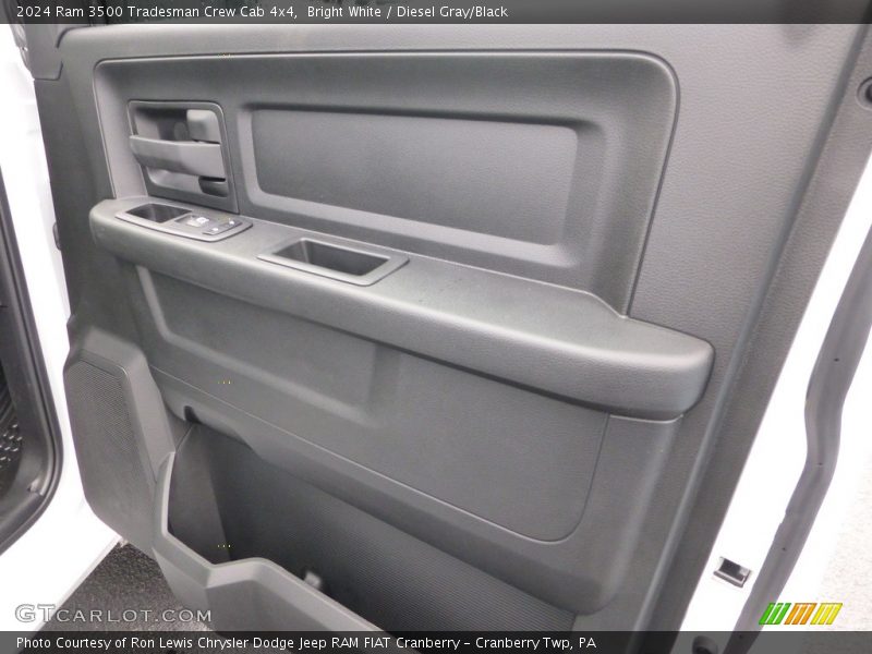 Bright White / Diesel Gray/Black 2024 Ram 3500 Tradesman Crew Cab 4x4