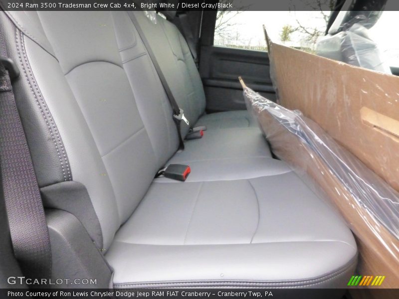 Bright White / Diesel Gray/Black 2024 Ram 3500 Tradesman Crew Cab 4x4