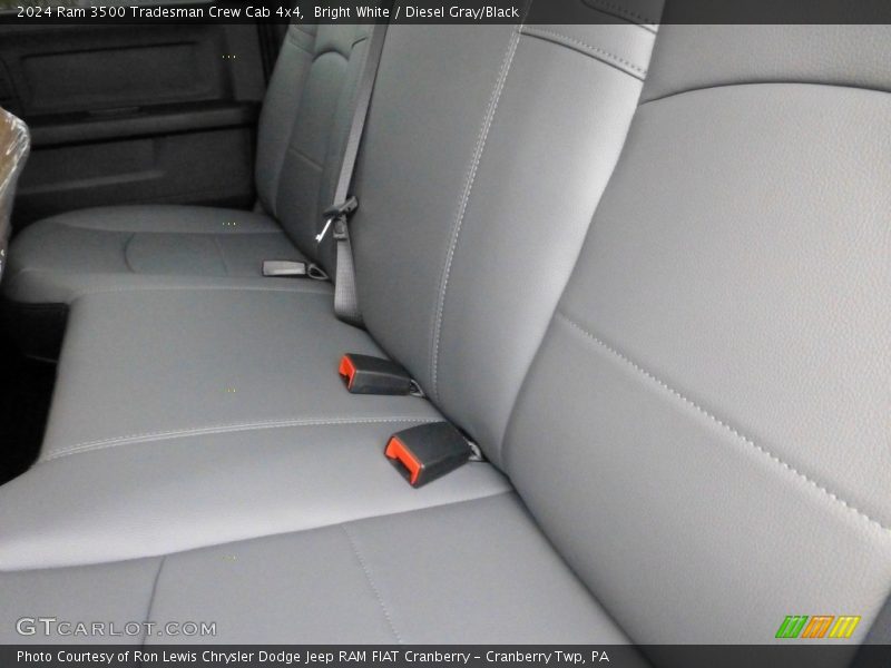 Bright White / Diesel Gray/Black 2024 Ram 3500 Tradesman Crew Cab 4x4