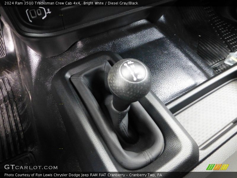 Bright White / Diesel Gray/Black 2024 Ram 3500 Tradesman Crew Cab 4x4