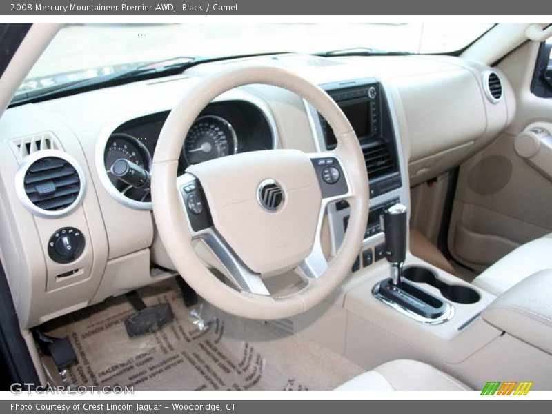 Black / Camel 2008 Mercury Mountaineer Premier AWD