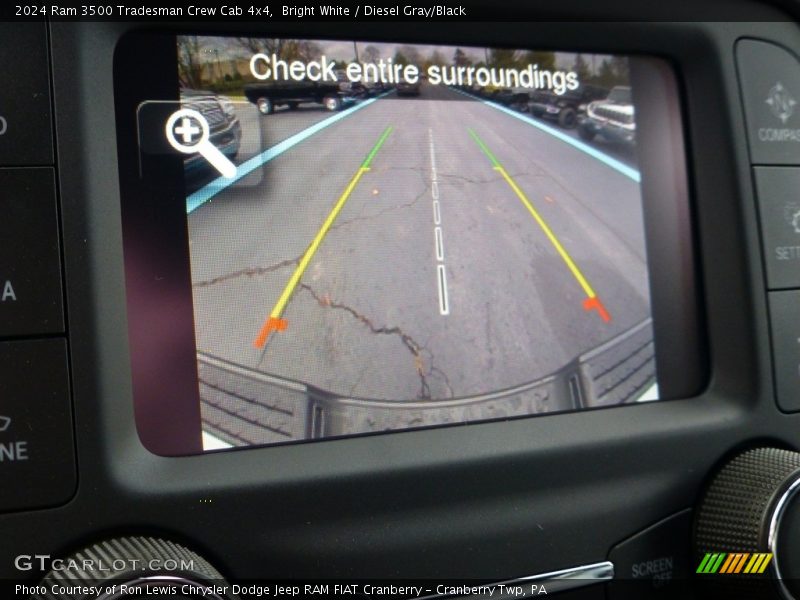 Bright White / Diesel Gray/Black 2024 Ram 3500 Tradesman Crew Cab 4x4