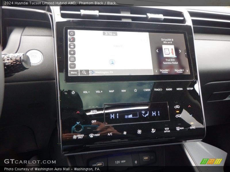 Controls of 2024 Tucson Limited Hybrid AWD