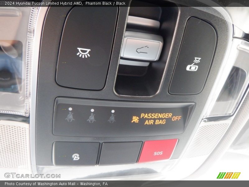 Controls of 2024 Tucson Limited Hybrid AWD