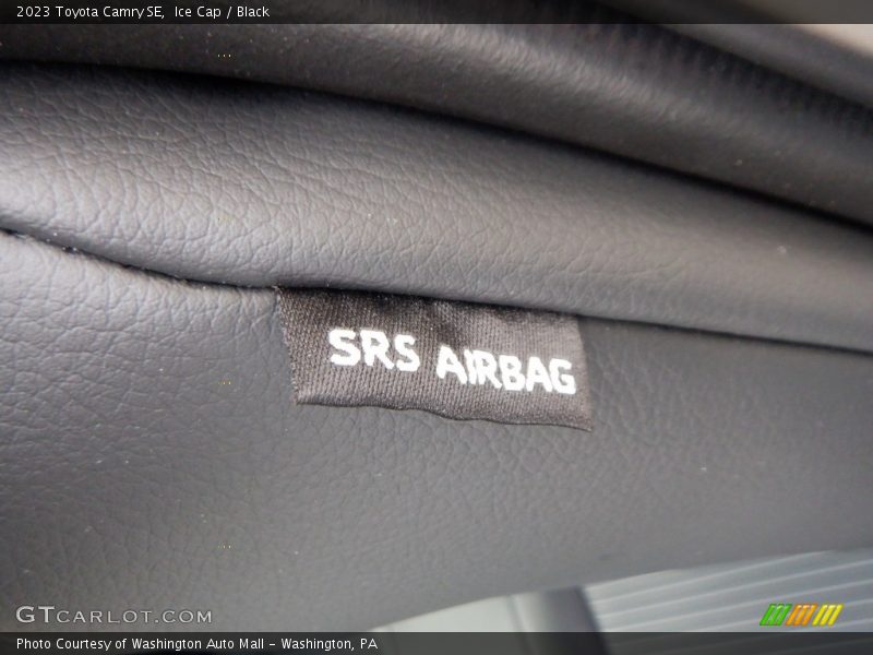 Ice Cap / Black 2023 Toyota Camry SE