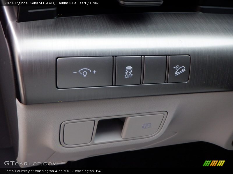 Denim Blue Pearl / Gray 2024 Hyundai Kona SEL AWD