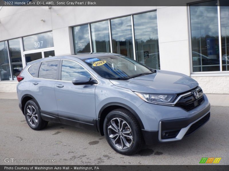 Sonic Gray Pearl / Black 2022 Honda CR-V EX-L AWD