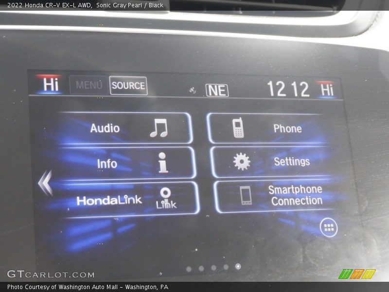 Sonic Gray Pearl / Black 2022 Honda CR-V EX-L AWD
