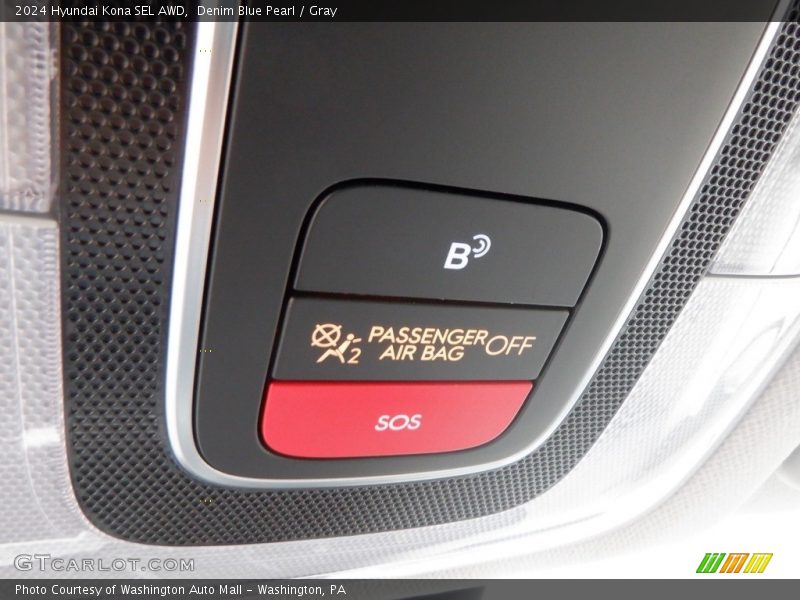 Denim Blue Pearl / Gray 2024 Hyundai Kona SEL AWD
