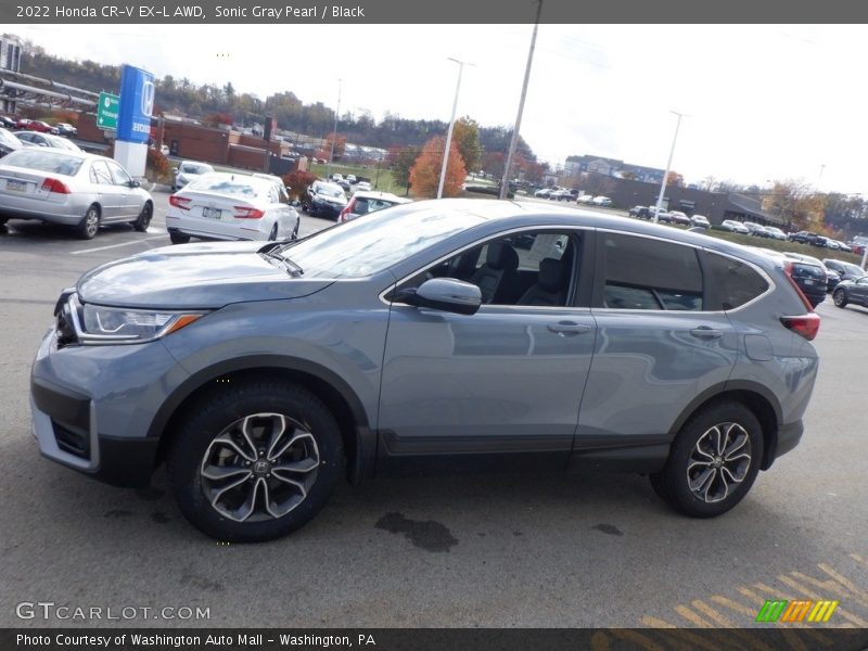 Sonic Gray Pearl / Black 2022 Honda CR-V EX-L AWD