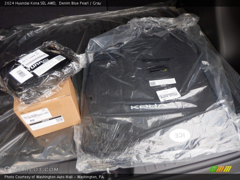 Denim Blue Pearl / Gray 2024 Hyundai Kona SEL AWD