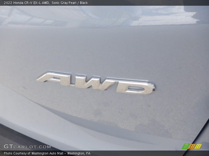 Sonic Gray Pearl / Black 2022 Honda CR-V EX-L AWD