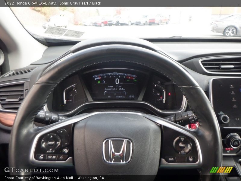 Sonic Gray Pearl / Black 2022 Honda CR-V EX-L AWD