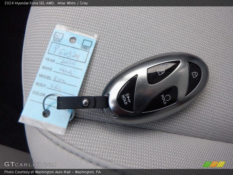 Keys of 2024 Kona SEL AWD