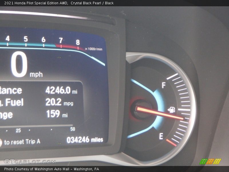 Crystal Black Pearl / Black 2021 Honda Pilot Special Edition AWD