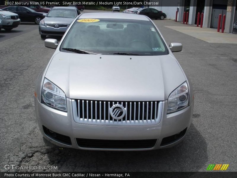Silver Birch Metallic / Medium Light Stone/Dark Charcoal 2007 Mercury Milan V6 Premier