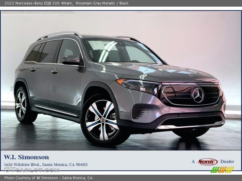 Mountain Gray Metallic / Black 2023 Mercedes-Benz EQB 300 4Matic
