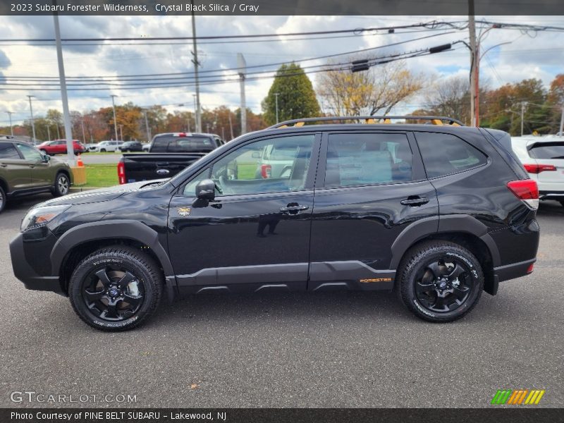 Crystal Black Silica / Gray 2023 Subaru Forester Wilderness