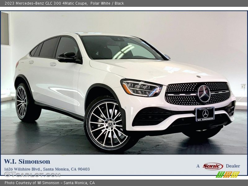 Polar White / Black 2023 Mercedes-Benz GLC 300 4Matic Coupe