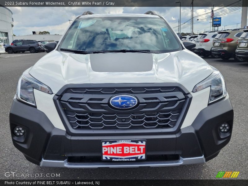 Crystal White Pearl / Gray 2023 Subaru Forester Wilderness