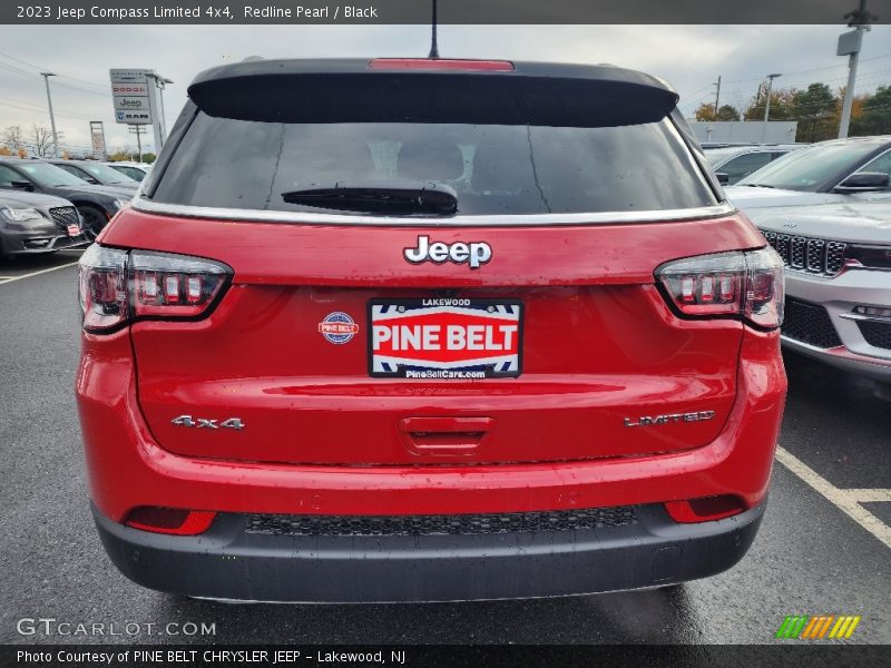 Redline Pearl / Black 2023 Jeep Compass Limited 4x4