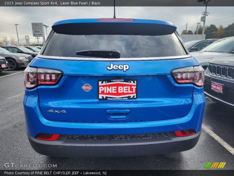 Laser Blue Pearl / Black 2023 Jeep Compass Sport 4x4