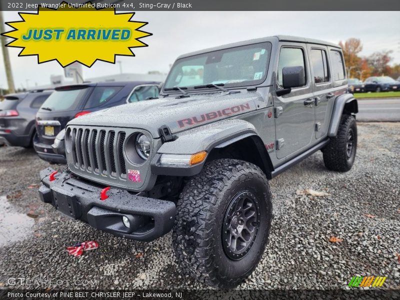 Sting-Gray / Black 2022 Jeep Wrangler Unlimited Rubicon 4x4
