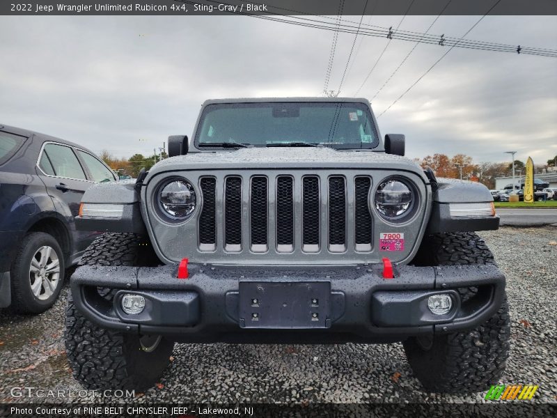 Sting-Gray / Black 2022 Jeep Wrangler Unlimited Rubicon 4x4