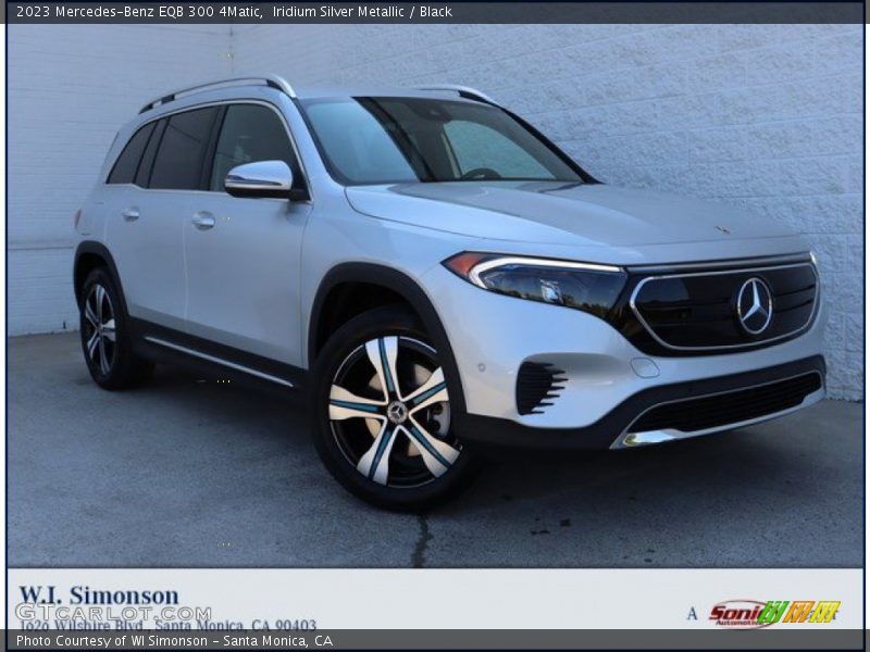Iridium Silver Metallic / Black 2023 Mercedes-Benz EQB 300 4Matic
