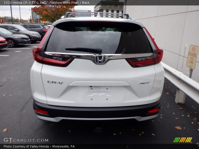 Platinum White Pearl / Black 2020 Honda CR-V EX-L AWD