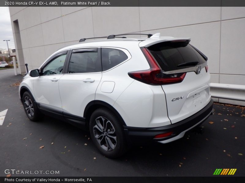 Platinum White Pearl / Black 2020 Honda CR-V EX-L AWD