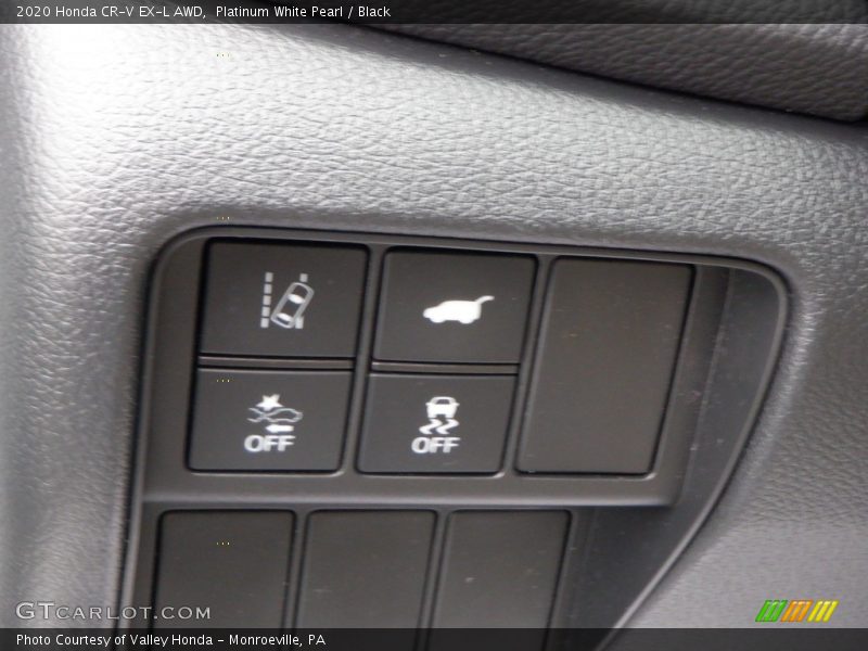 Platinum White Pearl / Black 2020 Honda CR-V EX-L AWD