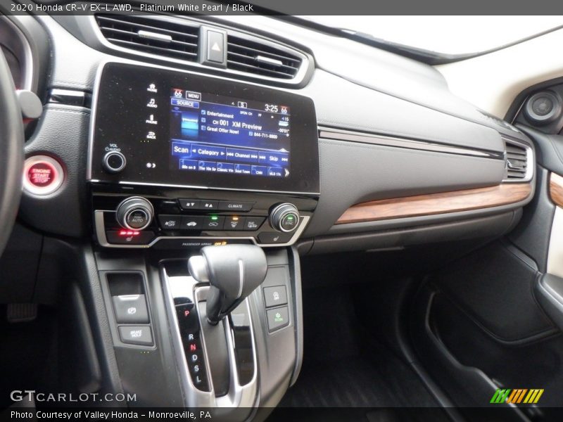 Platinum White Pearl / Black 2020 Honda CR-V EX-L AWD
