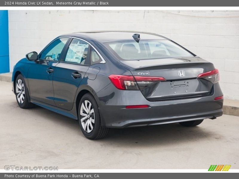 Meteorite Gray Metallic / Black 2024 Honda Civic LX Sedan