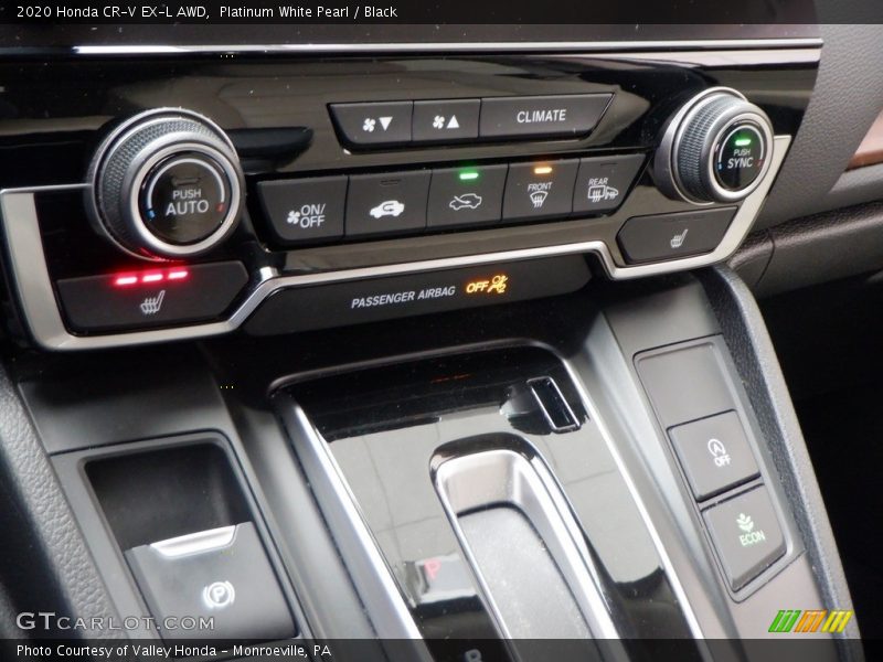 Controls of 2020 CR-V EX-L AWD