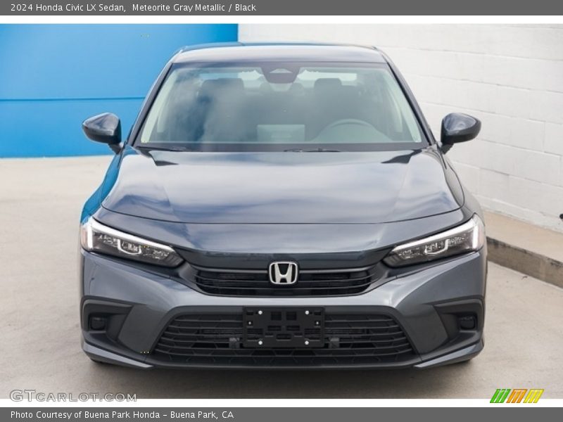 Meteorite Gray Metallic / Black 2024 Honda Civic LX Sedan