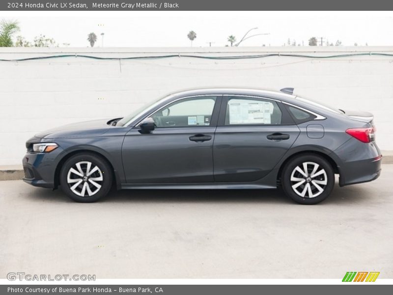  2024 Civic LX Sedan Meteorite Gray Metallic