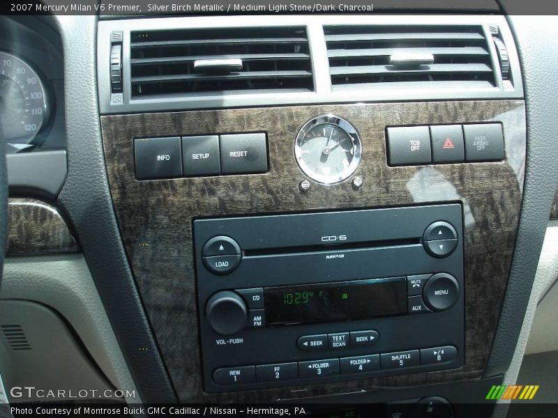 Silver Birch Metallic / Medium Light Stone/Dark Charcoal 2007 Mercury Milan V6 Premier