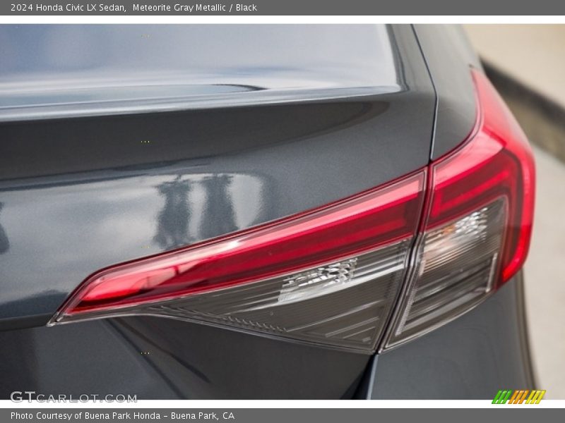 Meteorite Gray Metallic / Black 2024 Honda Civic LX Sedan