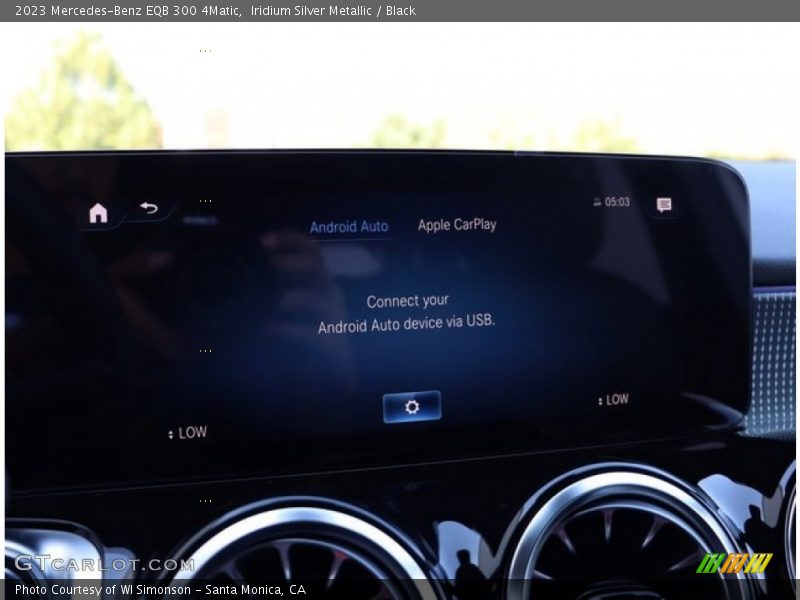 Iridium Silver Metallic / Black 2023 Mercedes-Benz EQB 300 4Matic