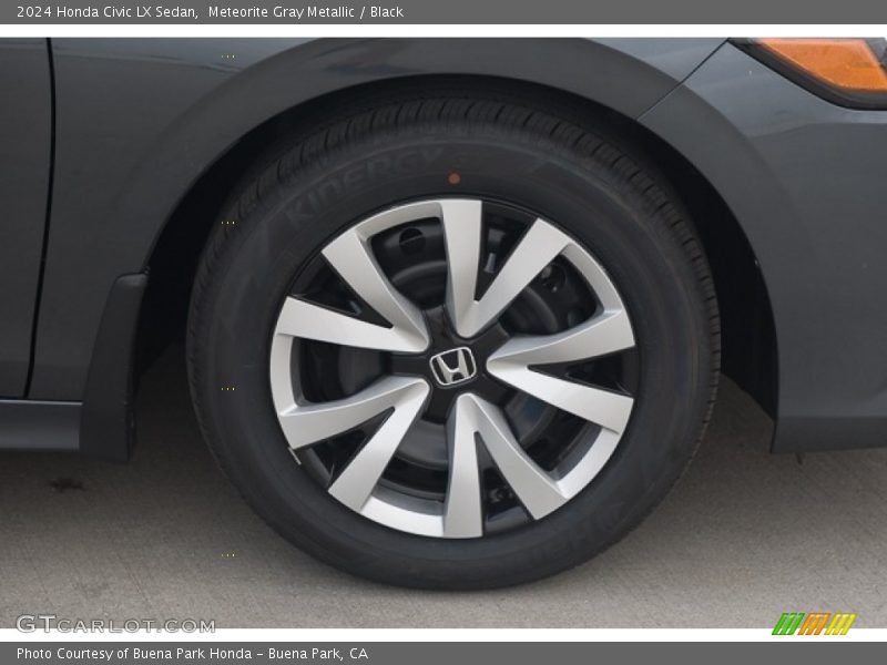 Meteorite Gray Metallic / Black 2024 Honda Civic LX Sedan