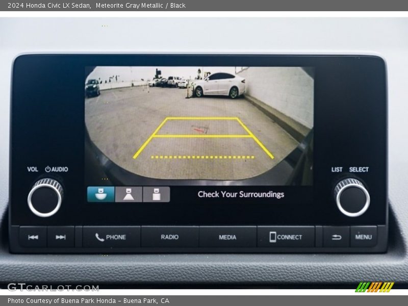Meteorite Gray Metallic / Black 2024 Honda Civic LX Sedan