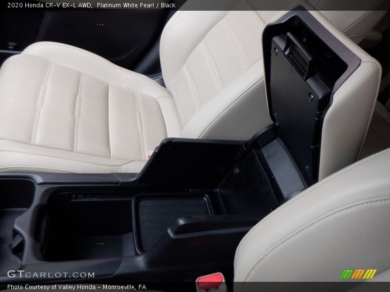 Platinum White Pearl / Black 2020 Honda CR-V EX-L AWD