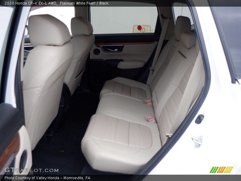 Platinum White Pearl / Black 2020 Honda CR-V EX-L AWD