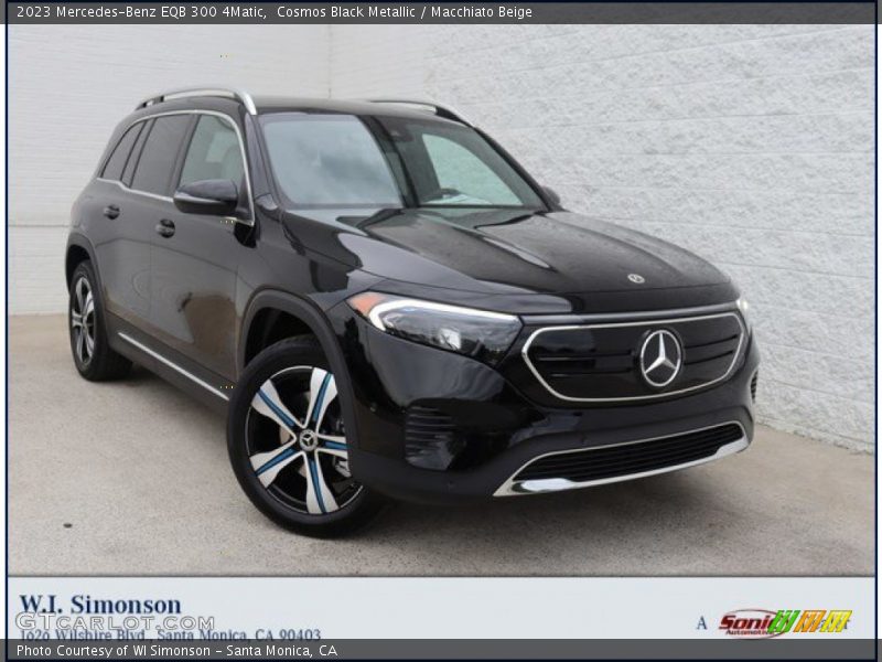 Cosmos Black Metallic / Macchiato Beige 2023 Mercedes-Benz EQB 300 4Matic