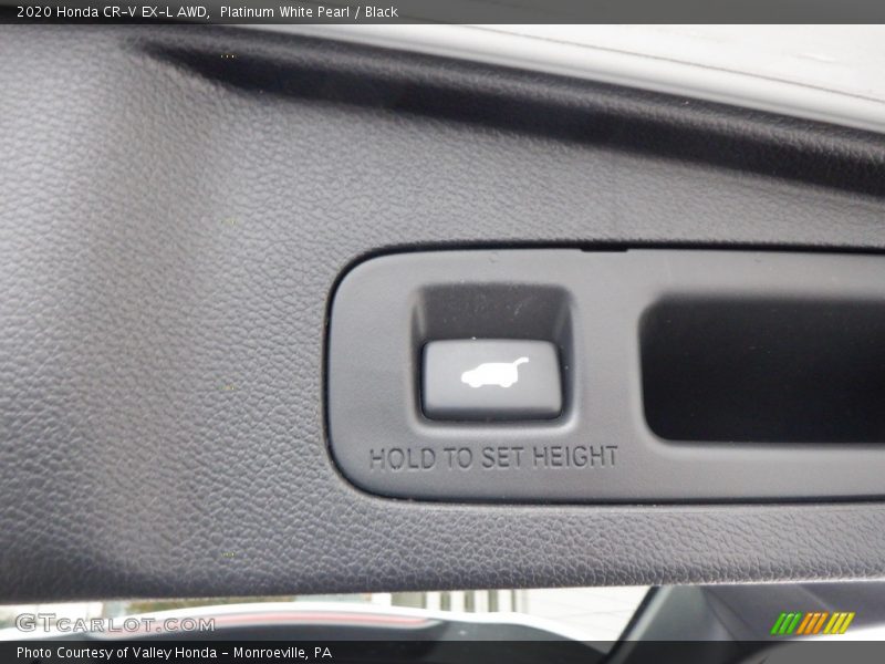 Platinum White Pearl / Black 2020 Honda CR-V EX-L AWD
