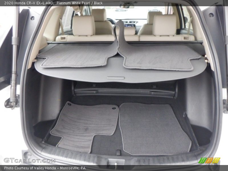 Platinum White Pearl / Black 2020 Honda CR-V EX-L AWD